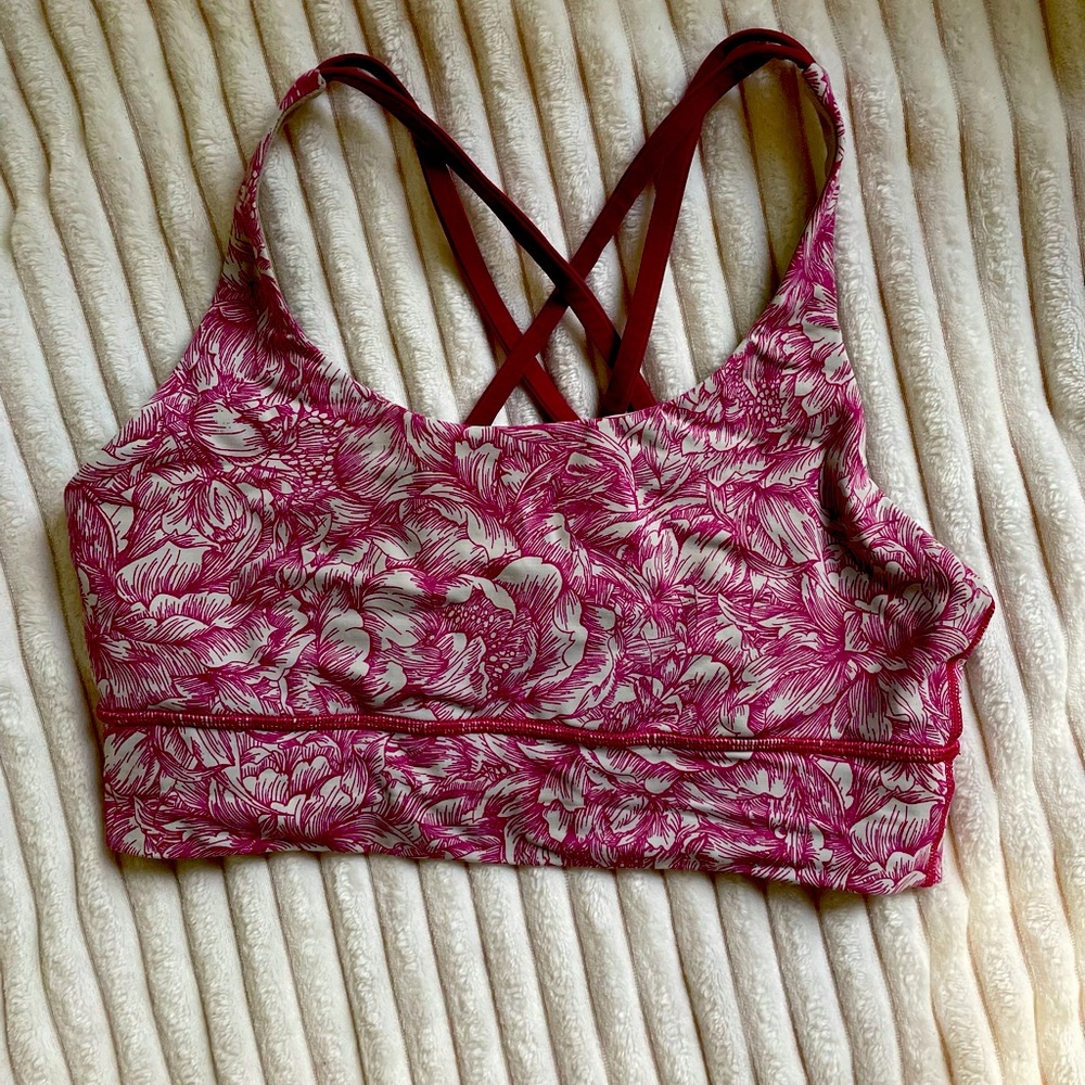 LULU FLORAL SPORTS BRA